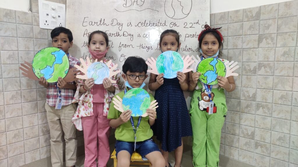 World Earth Day celebration at St.Andrews World School, the Best School in Siddharth Vihar