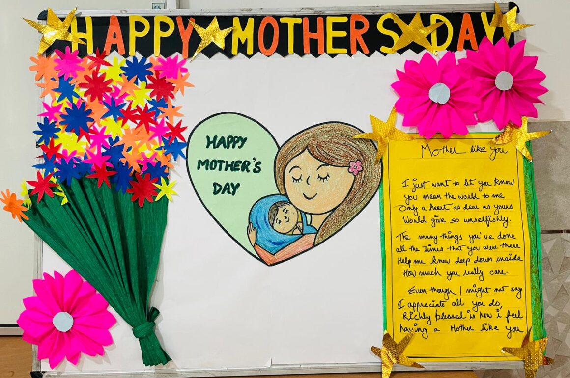 St.Andrew's World School, the Best School in Siddharth Vihar celebrates Mother's Day