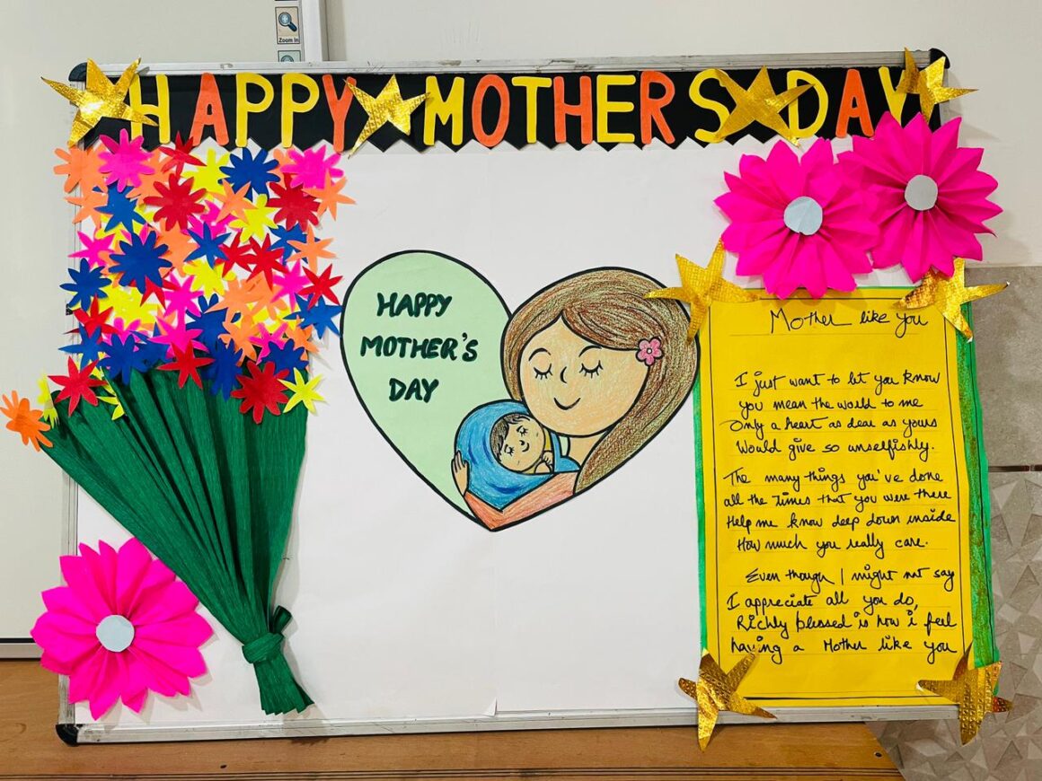 St.Andrew's World School, the Best School in Siddharth Vihar celebrates Mother's Day